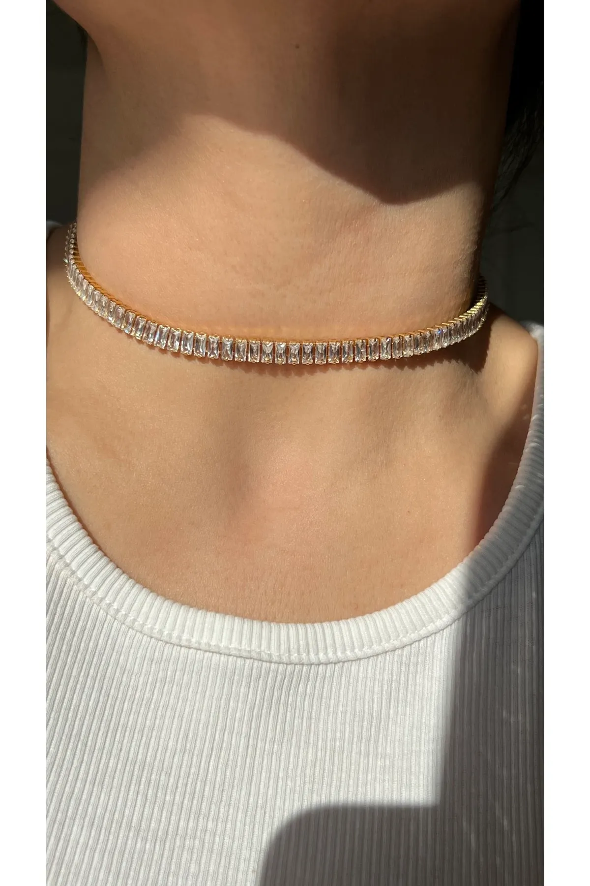 Altın%20Kaplama%20Baget%20Taşlı%20Choker