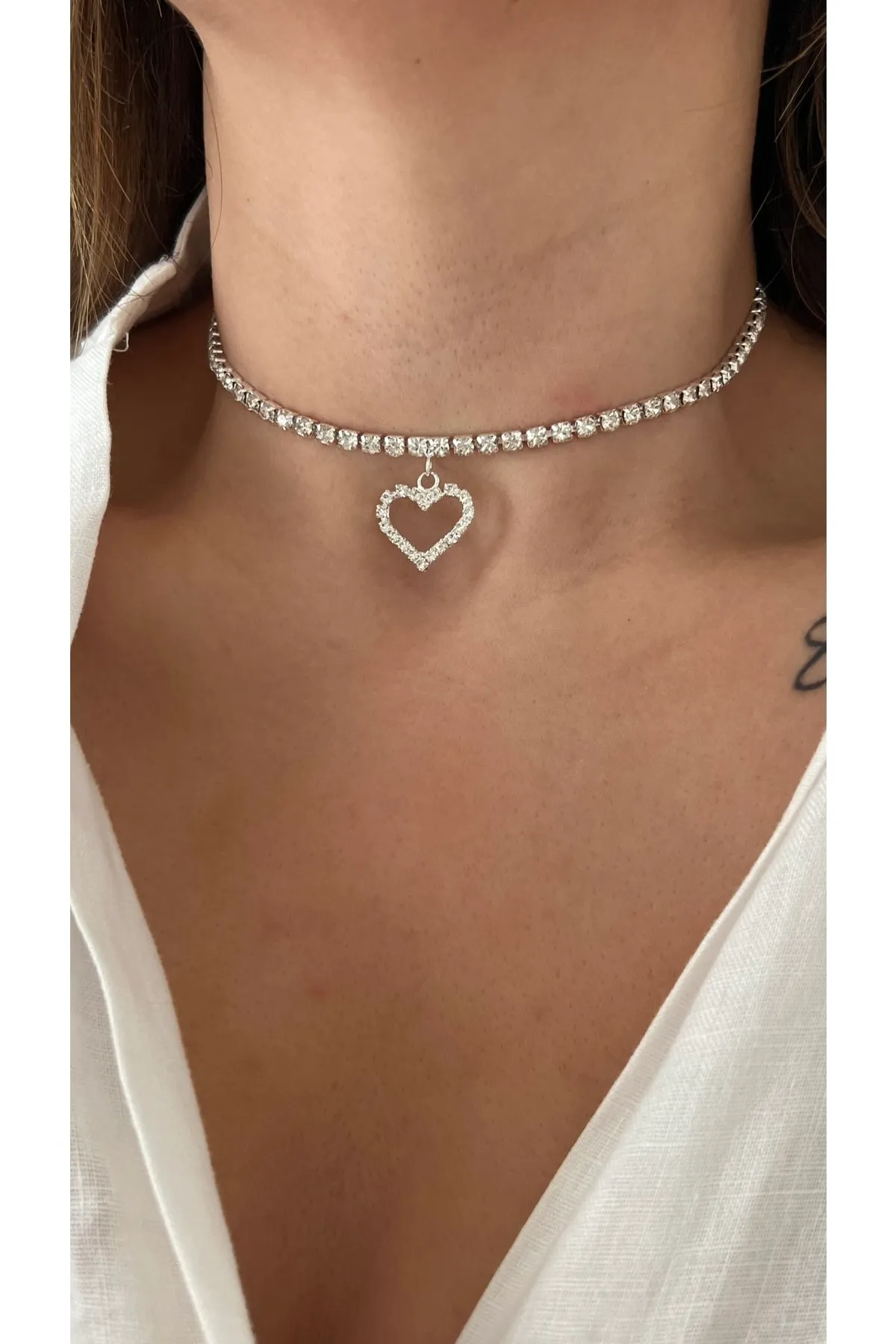 Gümüş%20Taşlı%20Kalp%20Su%20Yolu%20Choker