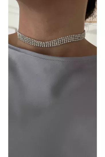 Gümüş Shine Choker