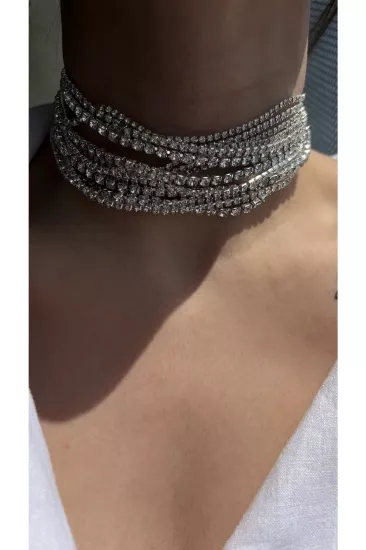 Silver Mari Choker